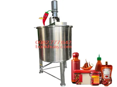 Bồn khuấy đồng hóa tương ớt