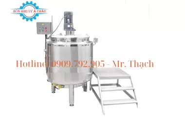 Bồn Khuấy Gia Nhiệt Kết Hợp Sàn Thao Tác