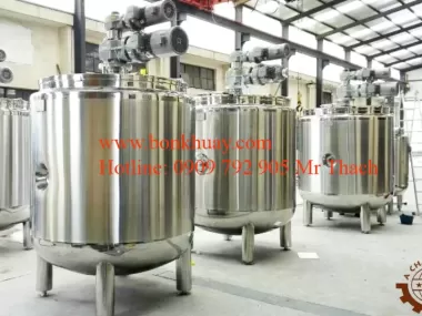 Bồn khuấy gia nhiệt phân bón đặc