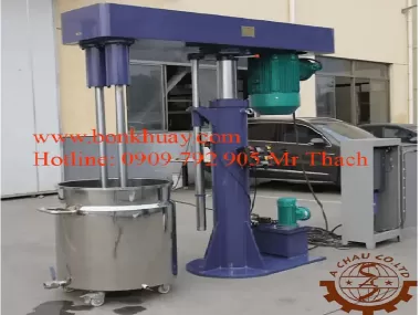 Máy khuấy keo kết hợp 2 trục khuấy