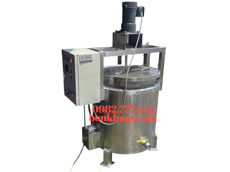Bồn khuấy gia nhiệt c&aacute;nh đảo syrup inox 304 d&ugrave;ng sản xuất siro, nước đường v&agrave; mật ong.
