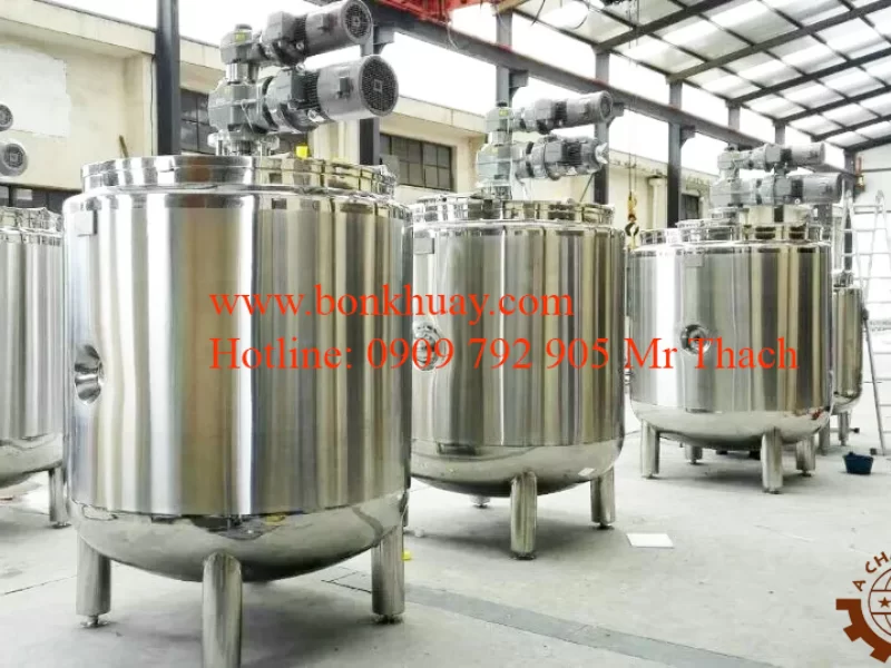 Bồn khuấy gia nhiệt phân bón đặc