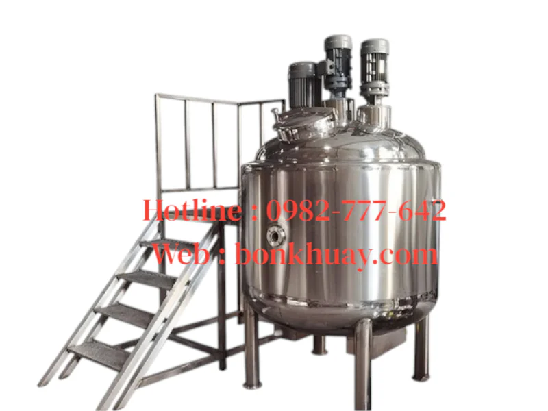 Bồn Khuấy Inox Kết Hợp Sàn Thao Tác