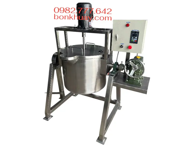 Bồn khuấy inox nghi&ecirc;n th&ugrave;ng đổ liệu