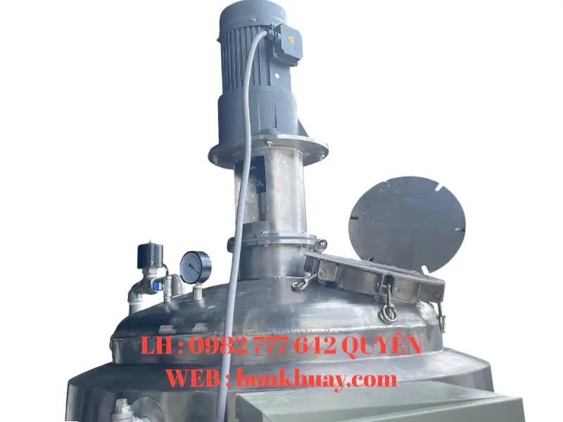 Motor và trục khuấy inox