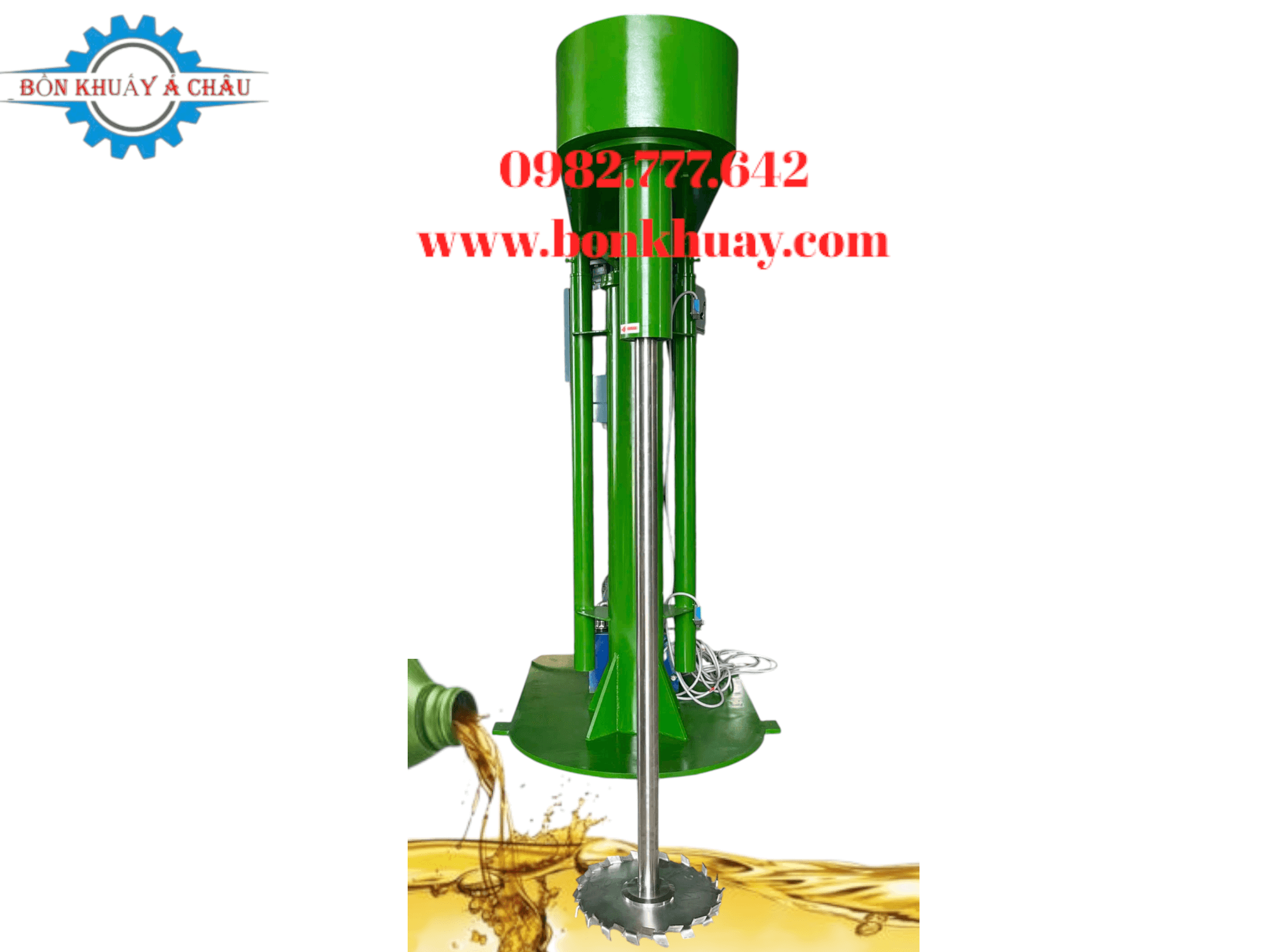 M&aacute;y khuấy dầu-Hiệu quả khuấy trộn 