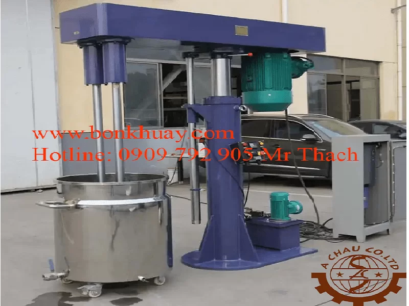 Máy khuấy keo kết hợp 2 trục khuấy