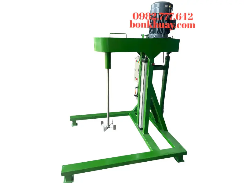 Máy khuấy phân bón công nghiệp 150-200 lít inox SUS304 gia công theo yêu cầu, vận hành ổn định.