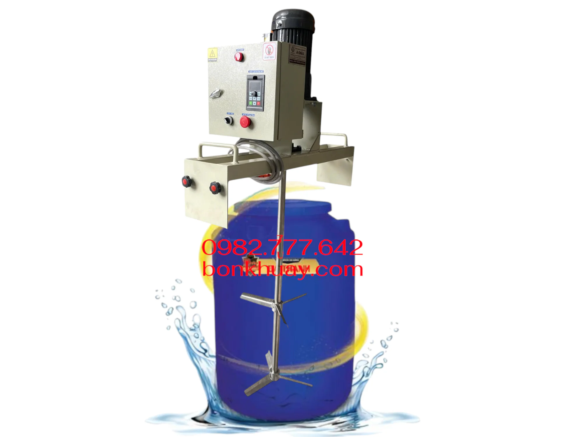 Máy Khuấy Trộn Gá Miệng Bồn
