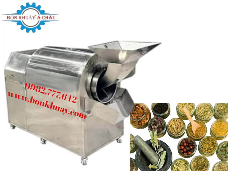 Máy rang dược liệu