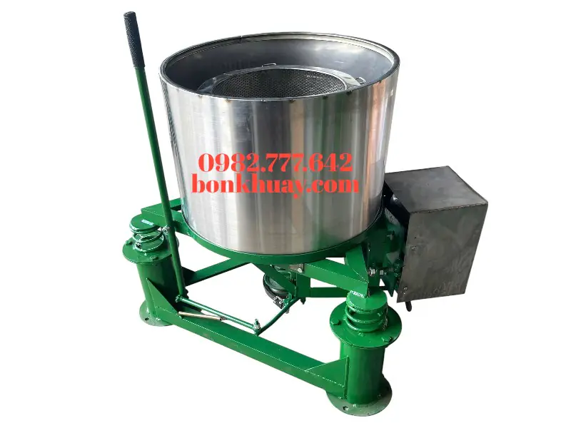M&aacute;y vắt ly t&acirc;m c&ocirc;ng nghiệp inox 304 t&aacute;ch nước nhanh, giảm độ ẩm hiệu quả cho thực phẩm, n&ocirc;ng sản, thủy sản v&agrave; dược liệu.