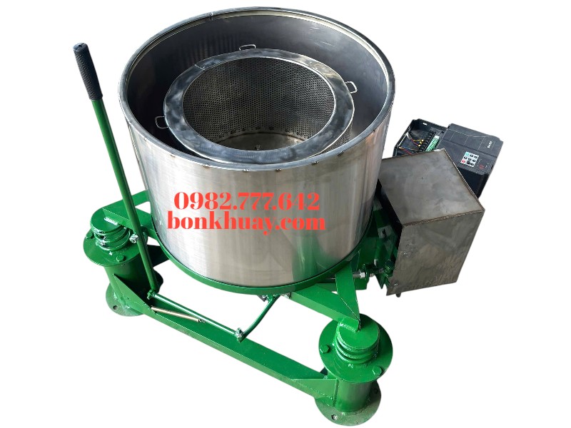 M&aacute;y vắt ly t&acirc;m inox 304 c&ocirc;ng nghiệp d&ugrave;ng t&aacute;ch nước cho rau củ, tr&aacute;i c&acirc;y v&agrave; thủy sản.